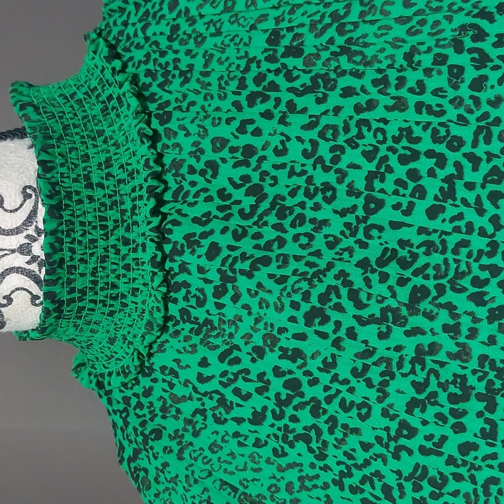 Nanette Lepore Emerald Animal Print Midi Dress - Picture 2 of 10